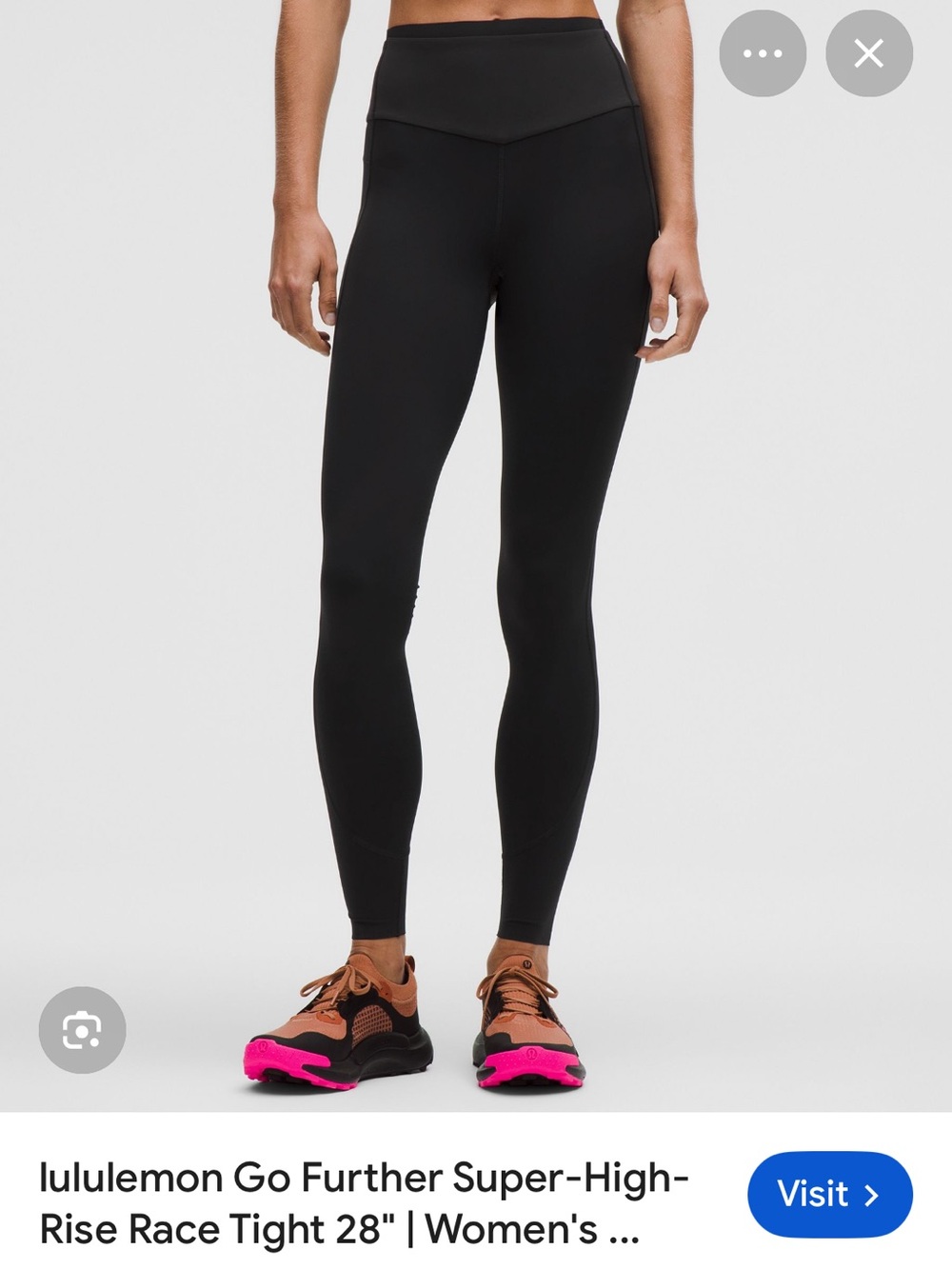 lululemon black super high-rise leggings. 7 pockets.